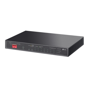 коммутатор TP-Link TL-SG1210PP, 10-Port Gigabit Desktop Switch with 6-Port PoE+ and 2-Port PoE++, 123 W, 250m