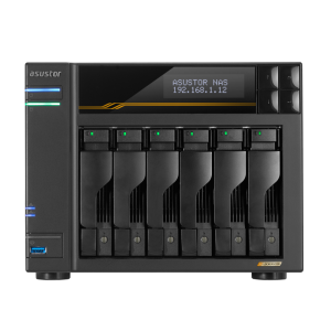 Платформа СХД ASUSTOR AS6806T 6 Bay (Max.18) 4xM.2 2x5GLAN 2x10GLAN 16GB (Max.64GB) DDR5 2xUSB-C 3xUSB