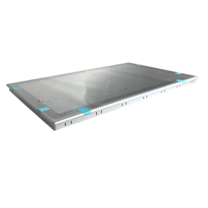 Промышленный монитор Axiomtek P624-C-DC, дисплей 23.8" FHD (450 Нит) с проекционно-ёмкостным экраном. IP65 (передняя панель), Видеоинтерфейсы VGA, HD