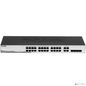D-Link DGS-1210-28/F3A Настраиваемый L2 коммутатор с 24 портами 10/100/1000Base-T и 4 комбо-портами 100/1000Base-T/SFP