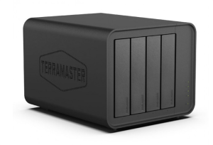 Система хранения данных TerraMaster F4-424 Max tower NAS 10C 4,4Ghz/8Gb(upto 64Gb)/TRAID Plus,JBOD,RAID0,1,10,5,6/up to 4 HS SATA(3,5' or 2,5')/2xM.2