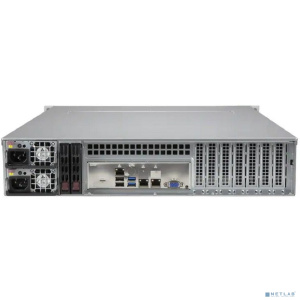 Supermicro SSG-520P-ACTR12H 2U, 2x800W, 1xLGA4189, iC621A, 8xDDR4, 12x3.5" bays, SAS3916, 2x10GbE