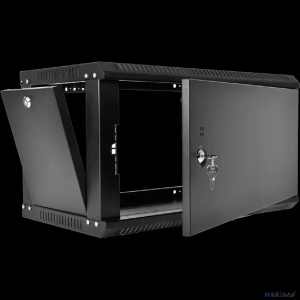 ЦМО Шкаф телекоммуникационный настенный разборный ЭКОНОМ 9U (600 x 650) дверь металл, цвет черный (ШРН-Э-9.650.1-9005)