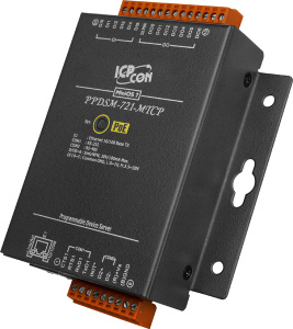 2-портовый программируемый преобразователь Modbus RTU/ASCII в Modbus TCP с возможностью питания PoE