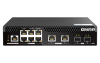 Коммутатор управляемый L2 10 Гбит/с PoE++ c 2 портами SFP+, 2 портами 10 Гбит/с RJ-45 и 6 портами 2,5 Гбит/с RJ-45 и, пропускная способность до 110 Гб