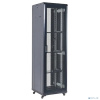 Rexant (04-4268-232) Напольный шкаф 19" 42U 600?800х2055 (ШхГхВ), дверь перфорация, перфорированная задняя дверь, боковые съемные стенки, RAL 9005