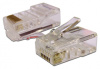 Коннектор Lanmaster (TWT-PL45-8P8C-6) UTP кат.6 RJ45 прозрачный (упак.:100шт)
