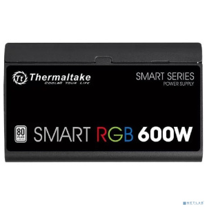 Блок питания Thermaltake Smart RGB [PS-SPR-0600NHSAWE-1] 600W / APFC / 80+