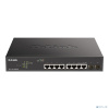 D-Link DGS-1100-10MPPV2/A3A Настраиваемый L2 коммутатор с 8 портами 10/100/1000Base-T и 2 портами 1000Base-X SFP (порты 1-8 PoE 802.3af/at, порты 7-8