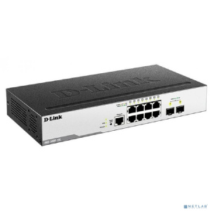 D-Link DGS-3000-10L/B1A Управляемый L2 коммутатор с 8 портами 10/100/1000Base-T и 2 портами 1000Base-X SFP