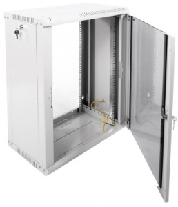 Шкаф коммутационный ЦМО ШРН-ЭКОНОМ (ШРН-Э-15.350) настенный 15U 600x350мм пер.дв.стекл задн.дв.стал.лист 85кг серый 300мм 746мм Шкаф коммутационный ЦМО ШРН-ЭКОНОМ (ШРН-Э-15.350) настенный 15U 600x350мм пер.дв.стекл задн.дв.стал.лист 85кг серый 300мм 746мм
