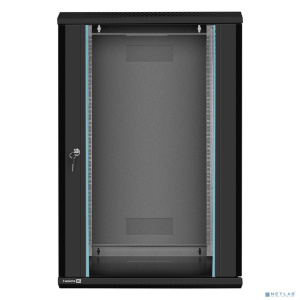 Exegate EX300270RUS Шкаф телекоммуникационный 19" настенный 18U ExeGate EC-WM-18U.600.G.BLACK (19”, 18U, 600x600x901mm (ШхГхВ), передняя дверь закален