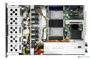 AIC XP1-S102TU03 SB102-TU, 1U 10-bay 2.5" hot-swap, 2x tri-mode 4-port backplane, 1x 2-port SATA backplane, 6x 4056 & 1x 4028 FAN, Acbel 750W redundan