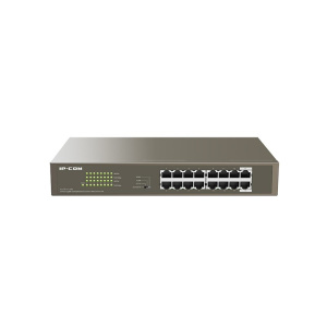 IP-COM G1116P-16-150W Коммутатор PoE неуправляемый 16-Ports 10/100/1000 Base-T / 16-Ports PoE (PoE бюджет 135W)