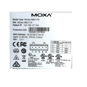 1-портовый преобразователь Modbus RTU/ASCII (RS-232/422/485) в Modbus TCP в промышленном исполнении с изоляцией 2 кВ<br><br><b>Причина уценки: </b>Мод