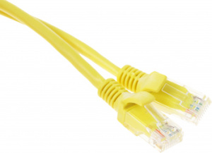 Патч-корд Premier PP12-3M/Y 1000Гбит/с UTP 4 пары cat5E CCA molded 3м желтый RJ-45 (m)-RJ-45 (m)