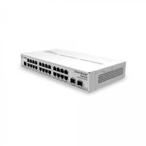 Коммутатор MIKROTIK CRS326-24G-2S+IN ,24Gigabit Ethernet, 2 SFP+ настольное исполнение