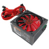 Кабель GINZZU PC500 14CM(Red) 80+ black,APFC,24+4p,2 PCI-E(6+2), 5*SATA, 4*IDE,оплетка, питания,цветная коробка