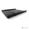 Hyperline TSH3M-650-RAL9004 полка стационарная усиленная, глубина 650 мм, с боковым креплением, нагрузка до 50 кг, для шкафов серии TTB, TTR, TTC2, 48