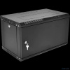 ЦМО Шкаф телекоммуникационный настенный разборный ЭКОНОМ 9U (600 x 650) дверь металл, цвет черный (ШРН-Э-9.650.1-9005)