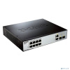 D-Link DES-3200-10_RFB/A1 Восстановленный в производственных условиях управляемый L2 коммутатор с 8 портами 10/100Base-TX, 1 портом 100/1000Base-X SFP