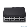 Netis ST3116P Коммутатор, неуправляемый 16-портовый 10/100 Мбит/с, 16 порта RJ45 10/100 Мбит/с, настольный, пластиковый корпус