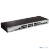 D-Link DES-1210-28/ME_RFB/B2 Восстановленный в производственных условиях управляемый коммутатор 2 уровня с 24 портами 10/100Base-TX, 2 портами 100/100