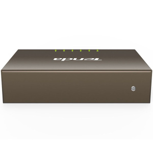 Коммутатор Tenda TEG1005D Коммутатор неуправляемый, 5 портов 5x1 Гбит/с, настольный, металлический корпус