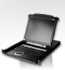 КВМ консоль ATEN 19" 16-Port PS/2-USB VGA Single Rail LCD KVM Switch
