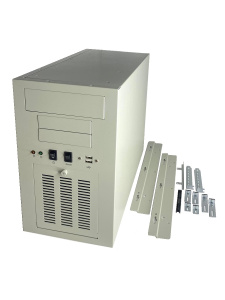 Корпус AX60810WM-RC-NP, ATX/ mirco-ATX, без PSU, 1 x 5.25” HDD, 2 x 3.5” HDD, 2 x USB, 0,+40°C