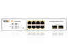 Коммутатор Wi-Tek WI-PCES310GF, настраиваемый PoE 120Вт, порты 8 PoE GE + 2 SFP, Easy Smart