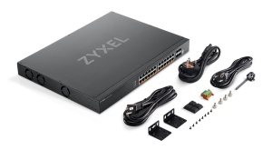 Коммутатор Мультигигабитный L3 Access коммутатор PoE++ Zyxel NebulaFlex Pro XMG2230-28HP, rack 19", 24xRJ-45: 1/2.5G PoE++, 4xSFP+, бюджет PoE 700/144