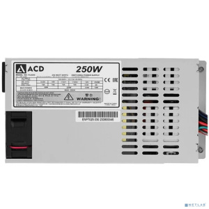 ACD FL0250 250W, FLEX ATX, 80+ Bronze, 4cm fan, A-PFC, MTBF 100000Hrs (Enhance ENP7025B) (аналог FSP250-50GUB) OEM