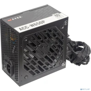 Accord ACC-W650P ATX 650W ACC-W650P 80+ white (20+4pin) 120mm fan 6xSATA RTL