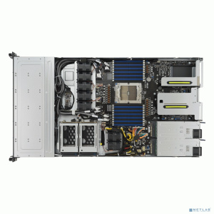 Серверная платформа/ ASUS RS500A-E12-RS12U, 1U 2 1slot GPU, 1xSP5 (LGA6096) EPYC 9004 (400W), 24 DIMM DDR5, 12 x SATA/SAS/NVME, 2 x M.2, Up to 3 PCIe