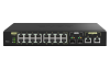 Коммутатор управляемый L2 10 Гбит/с PoE++ c 2 портами SFP+, 2 портами 10 Гбит/с RJ-45 и 16 портами 2,5 Гбит/с RJ-45 и, пропускная способность до 160 Г