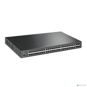 TP-Link TL-SG3452XP Управляемый коммутатор JetStream уровня 2+ c 48 гигабитными портами PoE+ и 4 портами SFP+