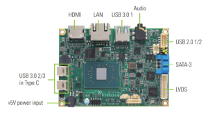 Одноплатный компьютер PICO316HGA-N4200 60°C, форм-фактор Pico-ITX, процессор Intel Pentium N4200 1.1 ГГц, 1х DDR3L, 1х LAN, 3x USB 3.0, 2x USB 2.0, 1x