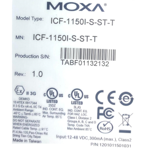 Преобразователь RS-232 и RS-422/485 в одномодовое оптоволокно с расширенным диапазоном температур<br><br><b>Причина уценки: </b>Модуль полностью рабоч