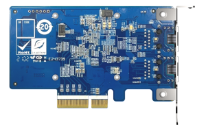 карта расширения QNAP Expansion Card QXG-10G2T-X710 PCIe Gen3x4 2x10GbE(BASE-T)
