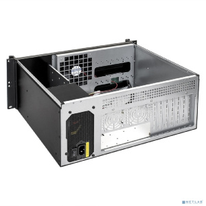 Exegate EX300045RUS Серверный корпус ExeGate Pro 4U390-05 <RM 19", высота 4U, глубина 390, БП 1000PAS, USB>