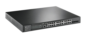 коммутатор TP-Link SG3428XMP, Omada™ 24-Port Gigabit and 4-Port 10GE SFP+ L2+ Managed Switch with 24-Port PoE+
