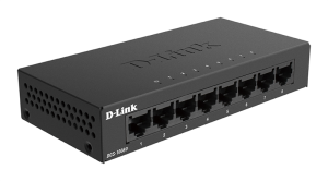 Коммутатор D-Link Неуправляемый коммутатор, 8x1000Base-T, корпус металл