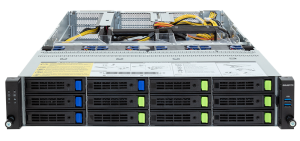 Шасси серверное Gigabyte Server Platform R283-ZF0 Rev. 3x / 2U / 2xAMD (9004/9005) / 2xHS / 24xDIMM / 8xLFF NVMe/SAS/SATA + 4xLFF SAS/SATA / 4xGPUs DS