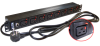 Блок розеток Блок розеток 19", 1-фазный без выключателя,16A / 250V, 8xC19 с фиксатором вилки, шнур 3.0 м, вилка Schuko