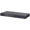 Коммутатор DAHUA 16-портовый гигабитный PoE коммутатор с функцией облачного управления Порты: 16 RJ45 10/100/1000Мбит/с (PoE/PoE+/Hi-PoE), 2 RJ45 10/