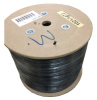 Кабель сетевой FTP 4 пары cat.5E solid 0.51мм CCA 305м черный outdoor Кабель сетевой FTP 4 пары cat.5E solid 0.51мм CCA 305м черный outdoor