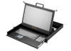 Консоль для стойки 19" AMK501-17WPBRU, высота 1U, TFT LCD 17,3", 1920x1080, 1 x PS2, русифицированная клавиатура, тачпад, 90 ~ 264В AC, кабель 1.8м KV