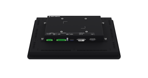 Высоконадёжный российский промышленный монитор серии DNA-15. Дисплей 15”, с разрешением 1024x768 точек и резистивным сенсорным экраном, яркостью 350 к