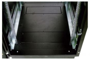 Шкаф коммутационный ЦМО (ШТК-М-18.6.8-1ААА-9005) напольный 18U 600x800мм пер.дв.стекл задн.дв.стал.лист 2 бок.пан. 500кг черный 655мм 56.1кг 180град.